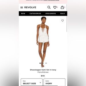 Bridal Pjs Showstopper Cami Set in Ivory
Flora Nikrooz